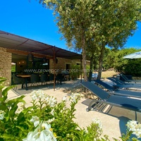 Stone villa in Gordes for rent multisport field swimming pool