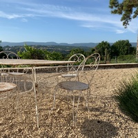 For rent farmhouse with outbuildings and heated swimming pool in Luberon