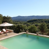 Charming house to rent with pool and view of the Luberon 