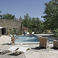 Gordes real estate, stone villa for sale with view and pool