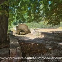 Luberon, Bastide for sale with spring and basin, plus vines