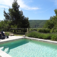 Lacoste in the Luberon, villa type bastide with pool for sale 