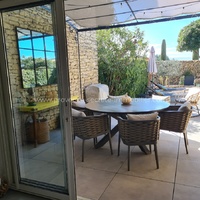 For sale in Gordes charming stone house with garden
